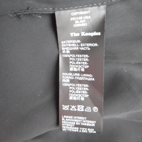 The‎ Kooples Sequin Sleeveless Cocktail Velvet Floral Black Shift Elegant Dress - Picture 13 of 13